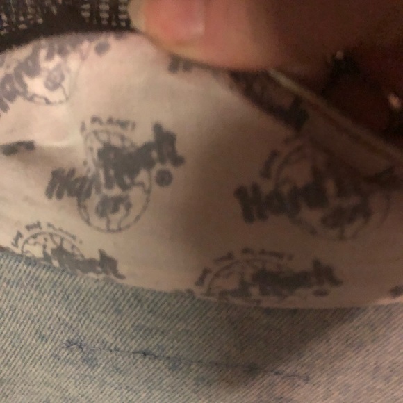 Vintage Las Vegas Hard Rock Cafe Denim Jacket- 513 $35 or $35 w/offer - Picture 4 of 6